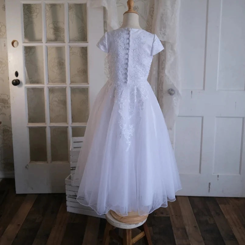 Christie Helene Cap Sleeve Lace Dress